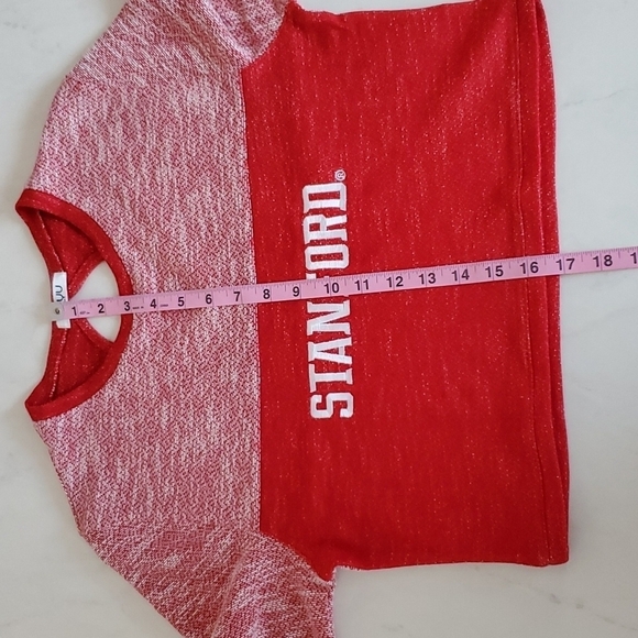 Stanford University Crop Top Long Sleeves Med NUYU - Picture 10 of 10